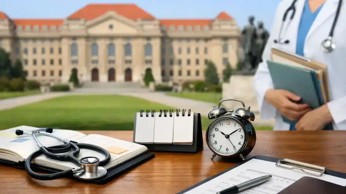 Medical Student Application Timeline for Debrecen